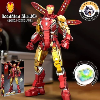 Đồ Chơi Lắp Ráp Kiểu Lego Mô Hình IronMan Hero Mark88 Siêu Anh Hùng Người Sắt Trong Avenger 6009 Với 1339 PCS