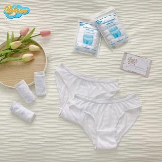 Set 5 Quần Lót Giấy Cotton 2 Lớp Kháng Khuẩn Thoáng khí,Mềm Mại Cho Mẹ Sau Sinh,Quần 1 Lần Đi Du Lịch