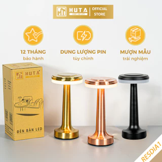 Đèn Led Để Bàn Quầy Bar HUTA RESDIA1 Cảm Ứng Tích Điện Điều Chỉnh Ánh Sáng Trang Trí Nhà Hàng Bàn Ăn