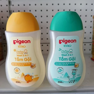 Sữa tắm gội Pigeon 2 trong 1 cho bé 200ml