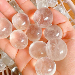 Viên sỏi năng lượng Thạch anh trắng, Clear Quartz, Đá Healing, Đá năng lượng