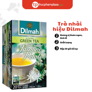 Trà xanh vị nhài hiệu Dilmah hộp to 30g 20 túi lọc