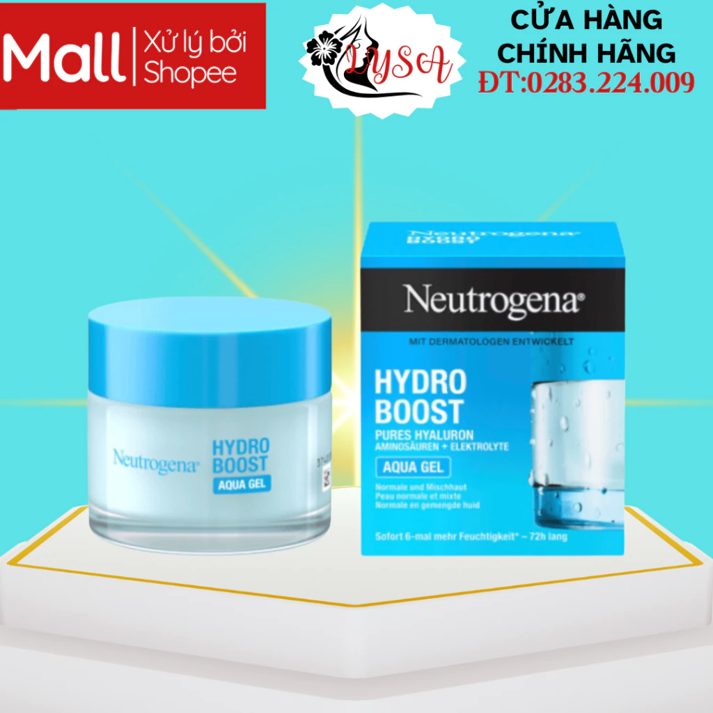 Kem Dưỡng Neutrogena Aqua Gel, Dưỡng Ẩm Cấp Nước Tái Tạo Phục Hồi Cho Da