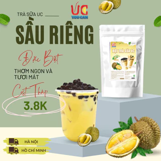 Trà Sữa vị Sầu Riêng , Trà Sữa UC Đậm Vị, Thơm Ngon, Nước Uống Giải Khát,Dễ Pha, Đủ Vị (1 gói 500gr)