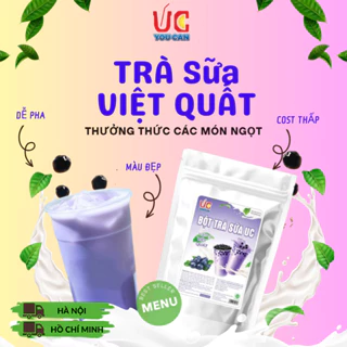 Trà Sữa Việt Quất, Trà Sữa UC Đậm Vị, Thơm Ngon, Nước Uống Giải Khát, Dễ Pha, Đủ Vị (1 gói 500gr)