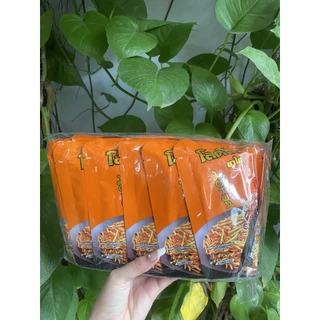 Bánh Que Cọng (Lốc 12 gói) Cam Thái Lan Vị Thịt Nướng Stick Biscuit Bacon Flavour Dorkbua Brand (Lốc 12 gói - Cam)