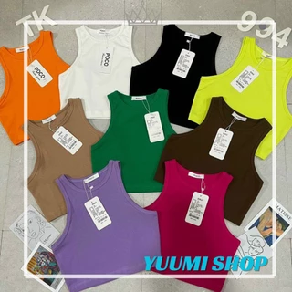 Áo ba lỗ sát nách croptop và form ngắn, áo croptop 3 lỗ nữ ôm body sexy - Yuumi Shop
