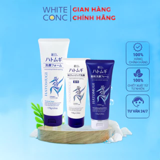 Sữa rửa mặt Hatomugi The Medicated Facial Foam ngừa mụn, dưỡng ẩm và làm sáng da