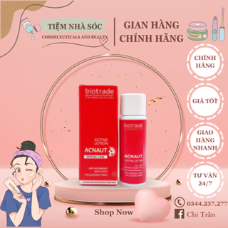 [CHÍNH HÃNG] Lotion giảm nhanh các loại mụn, làm dịu làn da nhạy cảm và ngăn ngừa nổi mụn BIOTRADE ACNAUT 10ml