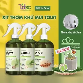 Chai Xịt Khử Mùi Diệt Khuẩn Làm Sạch Nhà Vệ Sinh TINHDAUSACHANH 100ml/500ml Tinh Dầu Xịt Thơm Bồn Cầu Nhà Tắm