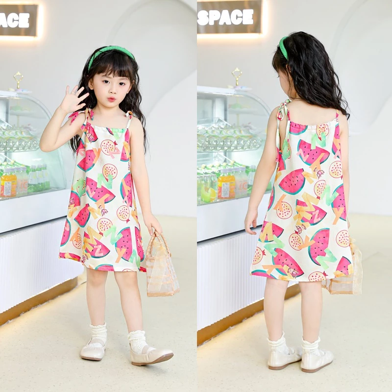 Váy 2 Dây Cho Bé - Váy 2 Dây Thắt Nơ [FREESHIP] Cho Bé Gái Hàng Quảng Châu