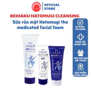 Sữa rửa mặt Hatomugi The Medicated Facial Foam ngừa mụn, dưỡng ẩm và làm sáng da