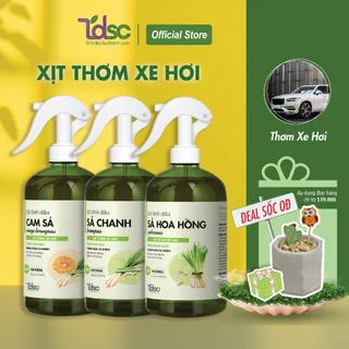 Chai Xịt Thơm Nội Thất Khử Mùi Hôi Máy Lạnh Xe Ôtô TINHDAUSACHANH 100ml/500ml  Vệ Sinh Khử Khuẩn Xe Hơi