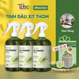 Bình Xịt Tinh Dầu Thơm Phòng TINHDAUSACHANH 100ml/500ml Tinh Dầu Thơm Khử Mùi Phòng Ngủ Đuổi Muỗi Và Côn Trùng