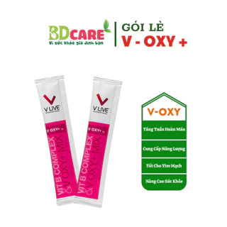 Gói Lẻ V Oxy+ Vlive Thực Phẩm Dinh Dưỡng Bảo Vệ Sức Khỏe Giúp Tăng Khả Năng Hấp Thu Oxy Của Tế Bào BDcare