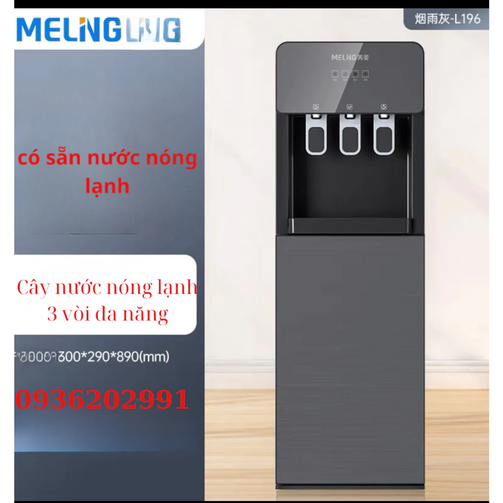 Cây nước 3 chế độ nóng lạnh thường 3 vòi cao cấp nhập khẩu- Máy nước nóng lạnh bình âm tự động ngắt, an toàn, tiết kiệm