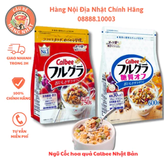 Ngũ Cốc hoa quả Calbee Nhật Bản Gói đỏ/trắng 750Gr ( MẪU MỚI)