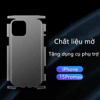 Dán chống vân tay hàng mới PPF Full lưng và viền cho iphone 15 14 13 12 pro max