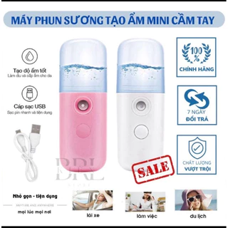 Máy phun sương tạo độ ẩm bình xịt khoáng nano xông chăm sóc cho da mặt cầm tay mini - Máy Phun Xương Xịt Khoáng NaNo