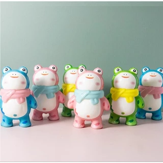 Đồ chơi đàn hồi Squishy Mochi giảm stress Ếch xanh, ếch xanh squishy Mochi đàn hồi giúp giảm căng thẳng mệt mỏi