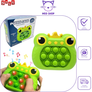 Máy game popit bản tiếng anh luyện mắt luyện tay, rèn trí thông minh nhanh nhạy cho bé