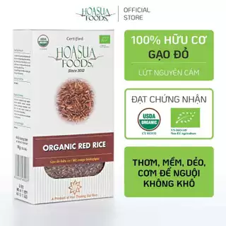 GẠO ĐỎ HỮU CƠ HOA SỮA 1KG