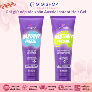 [Bill US] Gel giữ nếp tóc xoăn Aussie Instant Hair Gel 198g dành cho tóc xoăn, tóc thẳng và tóc gợn sóng