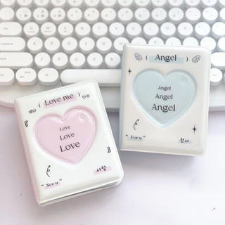 Collect Book Angel Love Đựng Ảnh Card Sheet PVC / Album Ảnh 3 Inch
