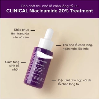 Tinh chất se khít lỗ chân lông Niacinamide 20% Treatment,  20ml