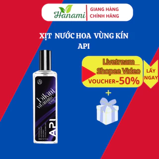 Xịt thơm vùng kín API Bikini Spays 20ml, khử mùi vùng kín, xịt thơm và kháng khuẩn, nước hoa vùng kín shop Hanami