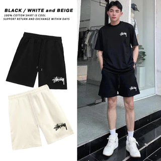 Bộ Quần Áo Stussy Chất Liệu Cotton Co Giãn Cực Thoải Mái Chewchill, Bộ Đồ Nam Nữ Form Rộng Unisex Dễ Phối Đồ