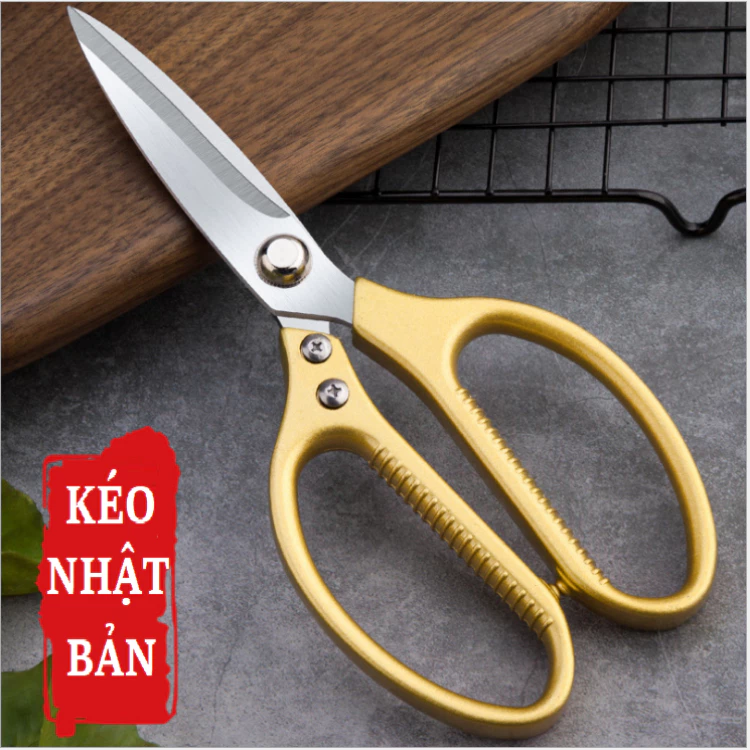 Kéo Cắt Gà Size Lớn 22cm Siêu Sắc, Kéo Nhật Làm Bếp Đa Năng Cắt Vải Cắt Giấy SK5
