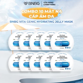 Combo 10 Mặt Nạ Dưỡng Ẩm Cho Da BNBG Hydrating Vita Genic Jelly Mask 30mlx10