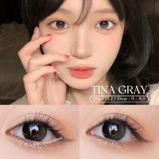 Kính áp tròng TINA GRAY độ cận 0 - 8.0 | Size Giãn nhẹ | Dii Contactlens