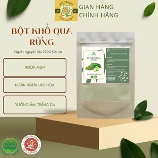 Bột khổ qua rừng (mướp đắng) nguyên chất 100%  HK  chăm sóc da giúp thải độc, giảm mụn, mát da 10gr MTL ORGANIC