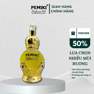 Tinh dầu nước hoa nam nữ dubai PEMIKI mẫu trứng tròn 15ml dầu thơm dạng chấm thơm lâu 24h - PEMIKI Store