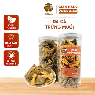 Da CÁ TRỨNG MUỐI , DA CÁ HỒI LẮC TRỨNG MUỐI HŨ 200G, 250G, đồ ăn vặt Hà Nội | TôTô Food