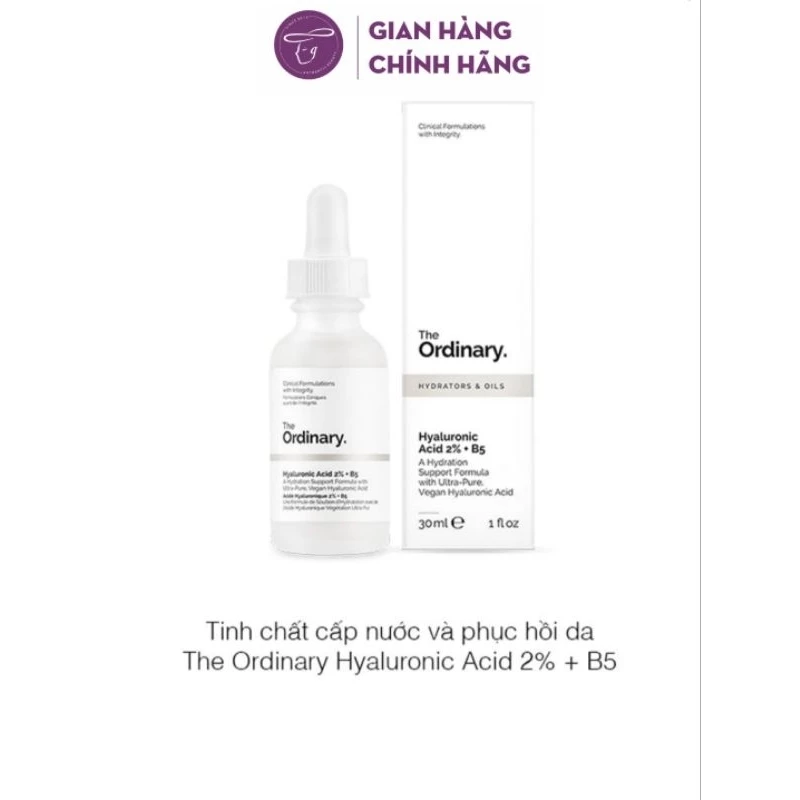 Tinh chất The Ordinary Hyaluronic Acid 2% + B5 – Serum cấp nước và hồi phục da