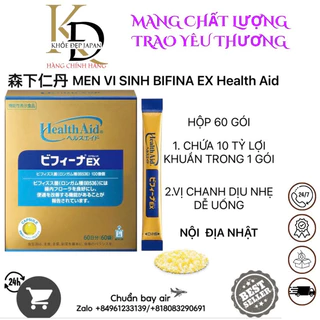 Men Health Aid Bifina EX Bổ Sung 10Tỷ Lợi Khuẩn Hộp 60 Gói