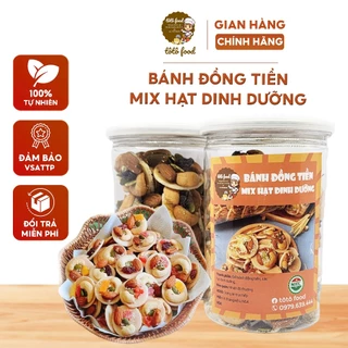 BÁNH ĐỒNG TIỀN ,BÁNH ĐỒNG XU, MIX HẠT DINH DƯỠNG HỖ TRỢ ĂN HEALTHY,KETO  - 300G | ĂN VẶT TÔTÔ FOOD