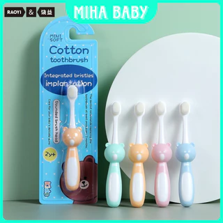 BÀN CHẢI đánh răng cho bé lông mềm hình Gấu dễ thương cho bé từ 2-10 tuổi Shop Miha Baby