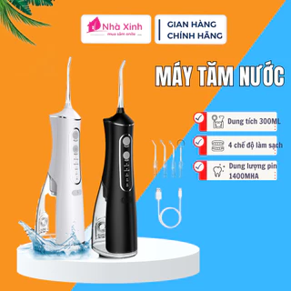 Máy tăm nước, tăm nước cầm tay 4 chế độ làm sạch răng miệng vệ sinh công nghệ châu âu chính hãng _MTN02-L8