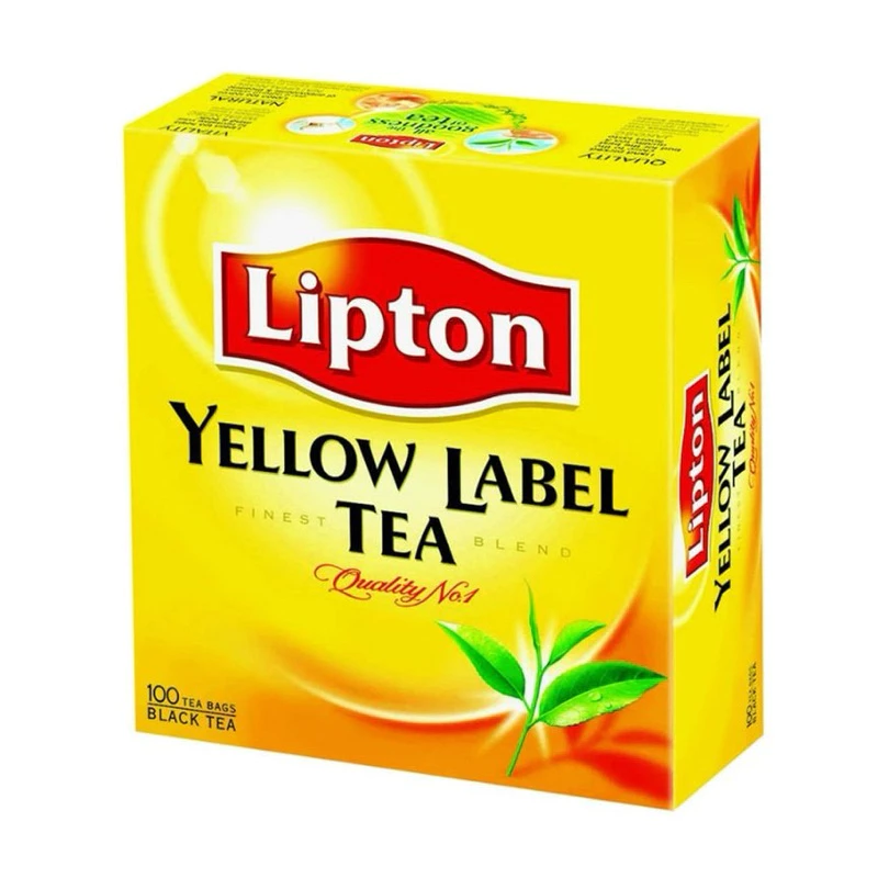 Trà lipton túi lọc nhãn vàng Hộp 100 gói