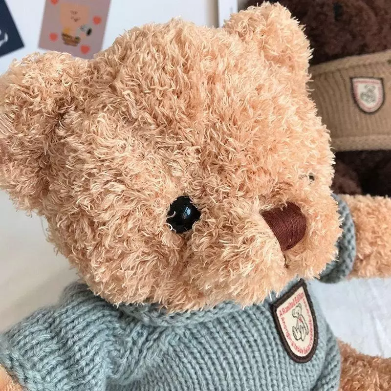 Gấu bông Teddy cho bé cao cấp mềm mịnh xinh xắn có thể thay áo