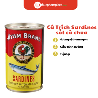 Cá Trích Sardines sốt cà chua hiệu Ayam lon 155g