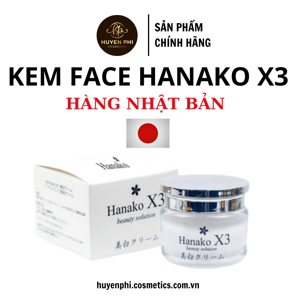 Kem Face Hanako x3 Nhật Bản