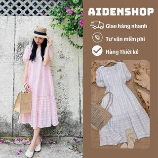 Váy bầu thiết kế suông đẹp Aidenshop đầm bầu mùa hè