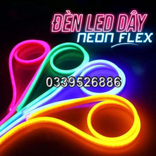 [Giá 1 mét] Dây Đèn LED Neon Flex 12V kt 6x12mm chống thấm nước, cắt 2.5cm,uốn chữ, viền hắt sáng (giá/1m ko kèm nguồn)