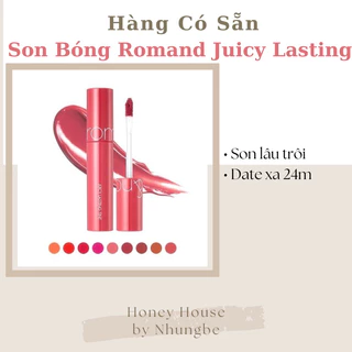 SON TINT LÂU TRÔI TẠO HIỆU ỨNG CĂNG BÓNG ROMAND JUICY LASTING TINT FULL SIZE