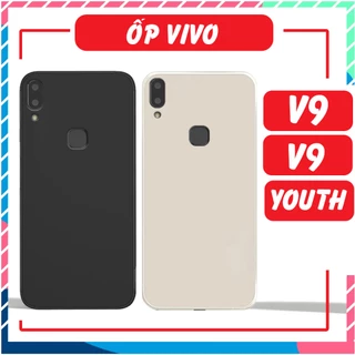 Ốp lưng Vivo V9 / V9 YOUTH cạnh vuông,mềm dẻo,hạn chế bám bụi,vân tay chất nhựa TPU